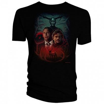 HANNIBAL BLOOD RED MONTAGE by CHELSEA LOWE T-SHIRT S #1