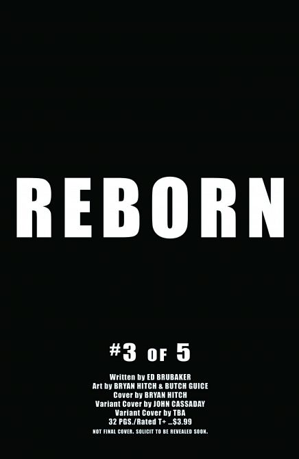 CAPTAIN AMERICA REBORN #3 CAPTAIN AMERICA REBORN #3
